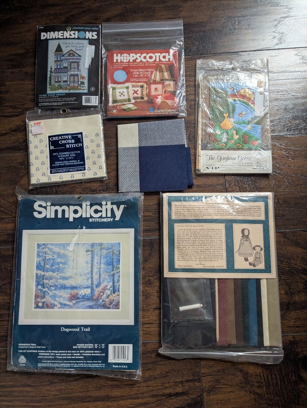 Mixed Lot Of Cross Stitch And Sewing Kits